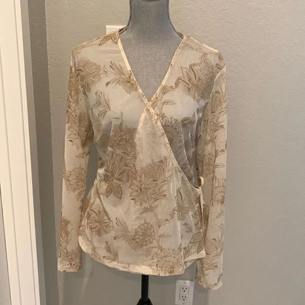 New York & Company Wrap Top
